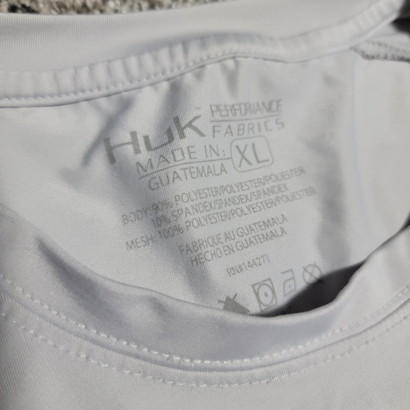 HUK Fishing Shirt American Flag Size Men's XL - Picture 3 of 3